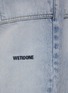  - WE11DONE - Logo Embroidered Carpenter Jeans