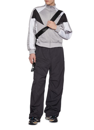 Figure View - Click To Enlarge - WE11DONE - Se11done Logo Colour Block Track Jacket