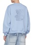 Back View - Click To Enlarge - WE11DONE - Coding Teddy Graphic Cotton Sweatshirt