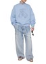 Figure View - Click To Enlarge - WE11DONE - Coding Teddy Graphic Cotton Sweatshirt