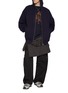 Figure View - Click To Enlarge - WE11DONE - T-Shirt Layered Track Pants