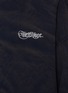  - WE11DONE - Washed Gothic Logo Cotton Zip Up Hoodie