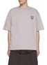Main View - Click To Enlarge - WE11DONE - University Logo Graphic Cotton T-Shirt