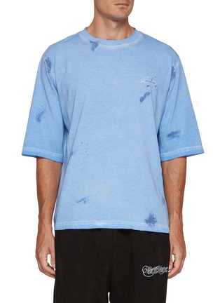 Main View - Click To Enlarge - WE11DONE - Paint Splatters Cotton T-Shirt