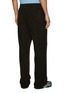 Back View - Click To Enlarge - WE11DONE - Gothic Logo Washed Cotton Sweatpants