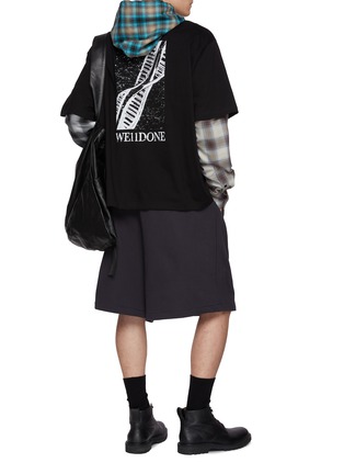 Figure View - Click To Enlarge - WE11DONE - Teddy ID Graphic Cotton T-Shirt