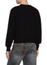 Back View - Click To Enlarge - WE11DONE - Teddy Patch Merino Wool Cardigan