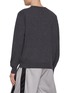 Back View - Click To Enlarge - WE11DONE - Tape Logo Merino Wool Sweater