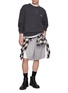 Figure View - Click To Enlarge - WE11DONE - Tape Logo Merino Wool Sweater
