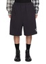 Main View - Click To Enlarge - WE11DONE - University Logo Cotton Sweatshorts