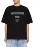 Main View - Click To Enlarge - WE11DONE - Pearl 1506 Embellished Cotton T-Shirt