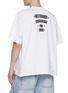 Back View - Click To Enlarge - WE11DONE - Black Cat Poster Graphic Cotton T-Shirt