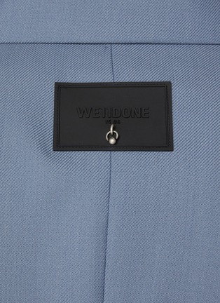  - WE11DONE - Single Breasted Door Knocker Tab Wool Blend Blazer