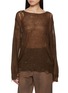 Main View - Click To Enlarge - NOIR - Long Sleeve Sequin Knit Top