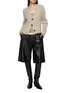 Figure View - Click To Enlarge - NOIR - Long Sleeve V-Neck Cardigan