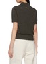 Back View - Click To Enlarge - NOIR - V-Neck Wool Cashmere Knit Top