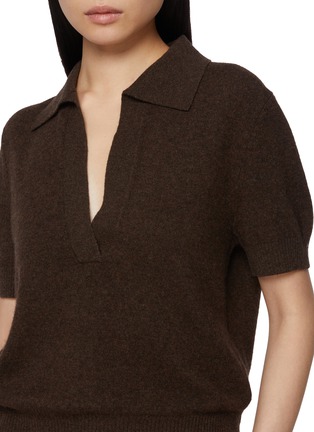  - NOIR - V-Neck Wool Cashmere Knit Top