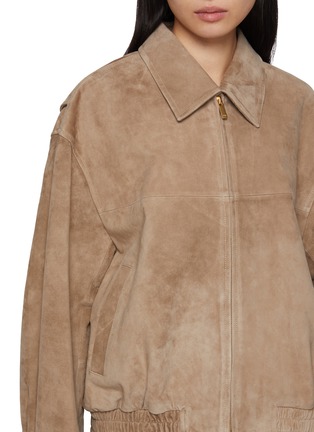  - NOIR - Suede Leather Jacket