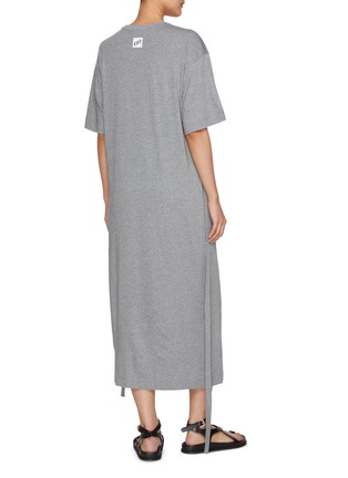 Back View - Click To Enlarge - EDITION - Adjustable Drape T-shirt Dress