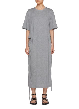 Main View - Click To Enlarge - EDITION - Adjustable Drape T-shirt Dress