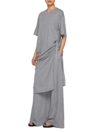 Figure View - Click To Enlarge - EDITION - Adjustable Drape T-shirt Dress