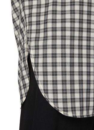  - EDITION - Chequered Curved Hem Shirt