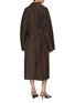 Back View - Click To Enlarge - EDITION - Reversible Two Tone Cotton Silk Trench Coat