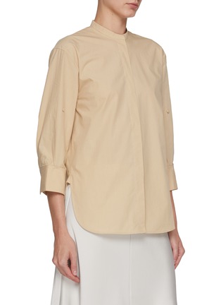 Detail View - Click To Enlarge - EDITION - Convertible Sleeves Cotton Shirt