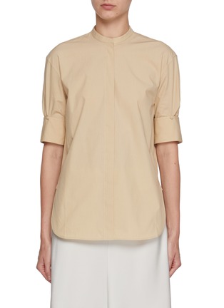 Main View - Click To Enlarge - EDITION - Convertible Sleeves Cotton Shirt