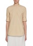 Main View - Click To Enlarge - EDITION - Convertible Sleeves Cotton Shirt