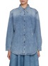 Main View - Click To Enlarge - EDITION - Cotton Silk Denim Shirt Jacket