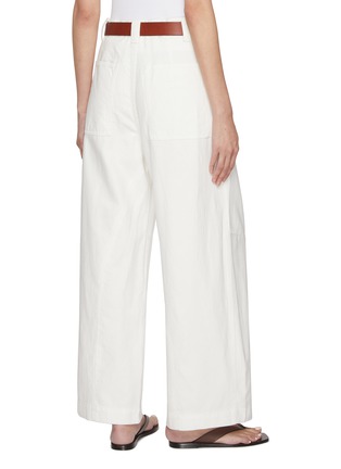 Back View - Click To Enlarge - EDITION - Cotton Linen Wide Leg Pants