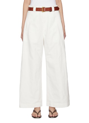 Main View - Click To Enlarge - EDITION - Cotton Linen Wide Leg Pants