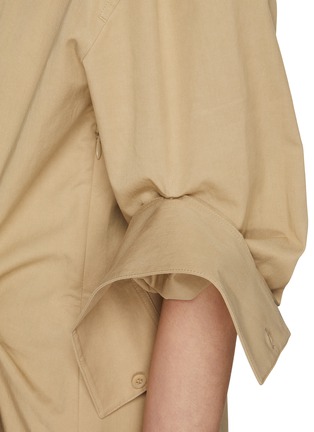  - EDITION - Long Sleeve Draped Shirt Dress