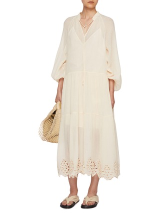 Figure View - Click To Enlarge - EDITION - Broderie Anglaise Shift Dress