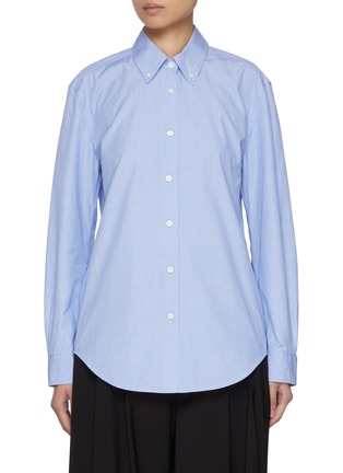 Main View - Click To Enlarge - EDITION - Long Sleeve Cotton Oxford Shirt