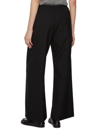 Back View - Click To Enlarge - EDITION - Elasticated Waist Wool Silk Pants