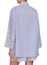 Back View - Click To Enlarge - EDITION - Embroidered Striped Cotton Shirt