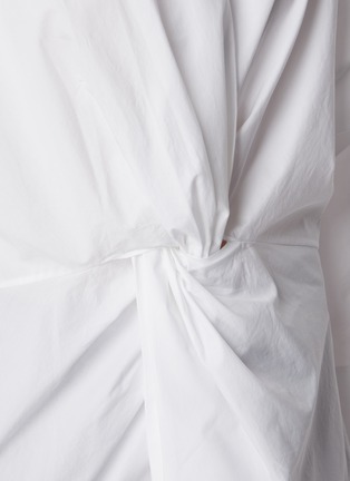  - EDITION - Long Sleeve Twist Ring Cotton Draped Shirt