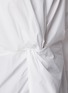  - EDITION - Long Sleeve Twist Ring Cotton Draped Shirt
