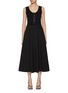 Main View - Click To Enlarge - EDITION - Sleeveless Ribbed Flared Dress