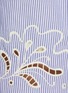  - EDITION - Embroidered Striped Drawstring Cotton Shorts