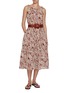 Figure View - Click To Enlarge - EDITION - Floral Cotton Sleeveless Dress