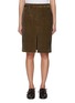 Main View - Click To Enlarge - EDITION - Front Slit Belted Midi Skirt
