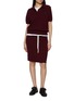 Figure View - Click To Enlarge - EDITION - Short Sleeve Wool Cashmere Knit Sweater