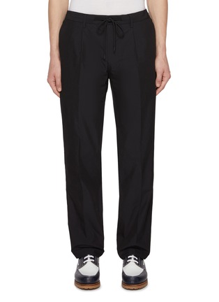 Main View - Click To Enlarge - TOMORROWLAND - Drawstring Waist Chambray Pants