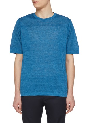 Main View - Click To Enlarge - TOMORROWLAND - Crewneck Linen Sweater