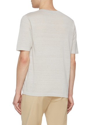 Back View - Click To Enlarge - TOMORROWLAND - Crewneck Linen Sweater