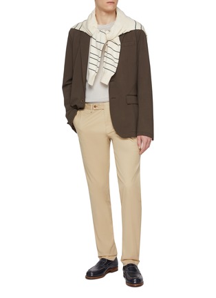 Figure View - Click To Enlarge - TOMORROWLAND - Crewneck Linen Sweater