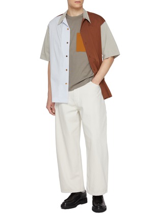 Figure View - Click To Enlarge - TOMORROWLAND - Colour Block Shirt